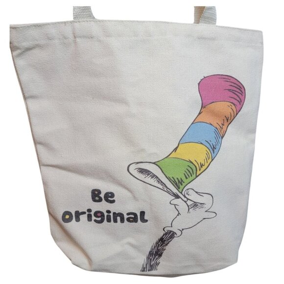 Dr. Seuss Cat in the Hat Canvas Tote - Excellent Condition - Picture 1 of 6